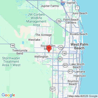Map to  office in Royal Palm Beach, FL