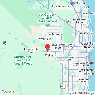 Map to  office in Loxahatchee, FL