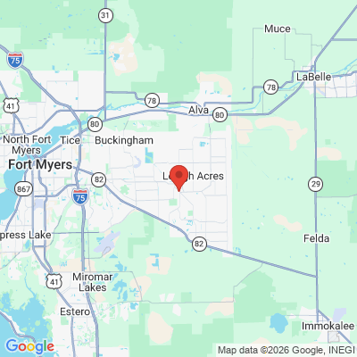 Map to  office in Lehigh Acres, FL
