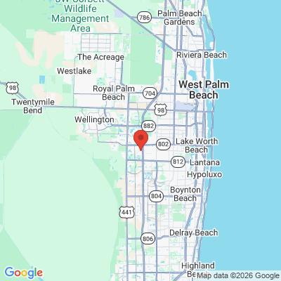 Map to  office in Lake Worth, FL