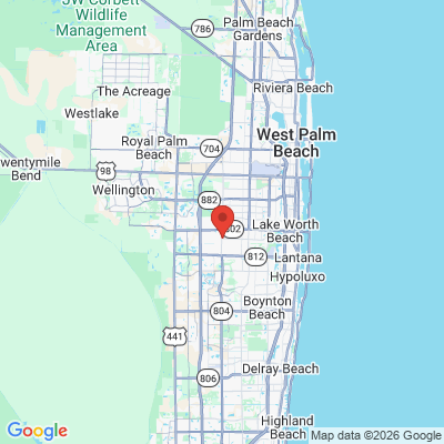 Map to  office in Lake Worth, FL