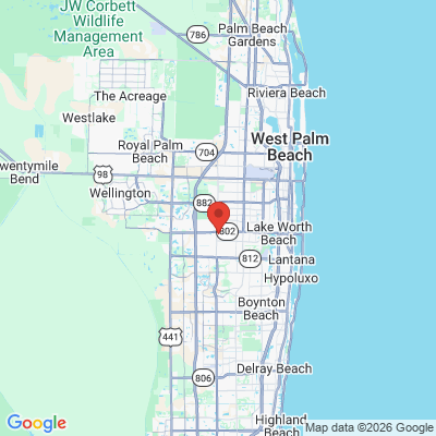 Map to  office in Greenacres, FL