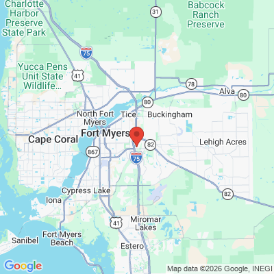 Map to  office in Fort Myers, FL