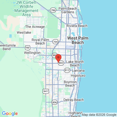 Map to  office in Greenacres, FL