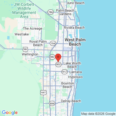 Map to  office in Greenacres, FL