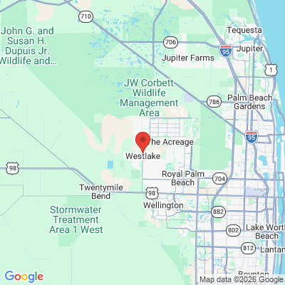 Map to  office in Loxahatchee, FL