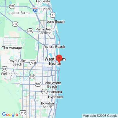 Map to  office in Palm Beach, FL