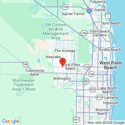 Map to  office in Loxahatchee Groves, FL