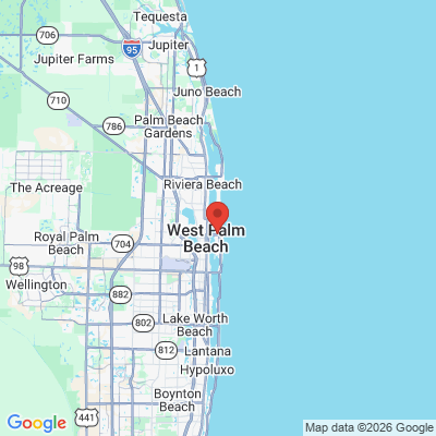 Map to  office in Palm Beach, FL