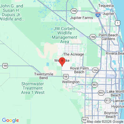 Map to  office in Loxahatchee, FL