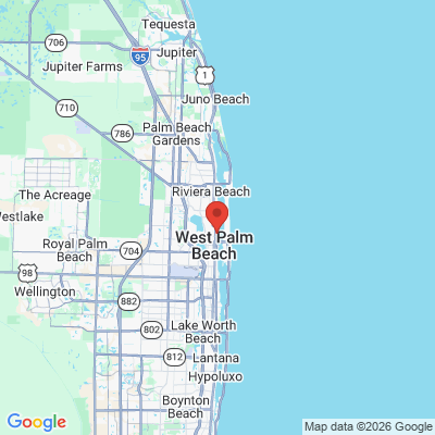 Map to  office in West Palm Beach, FL