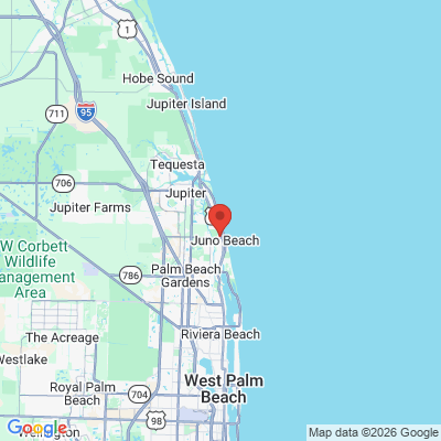 Map to  office in Juno Beach, FL