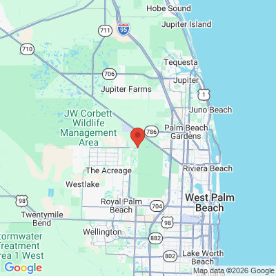 Map to  office in West Palm Beach, FL