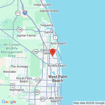 Map to  office in North Palm Beach, FL
