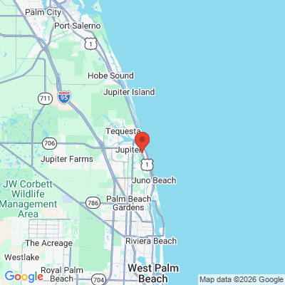 Map to  office in Jupiter, FL