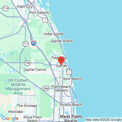 Map to  office in Jupiter, FL