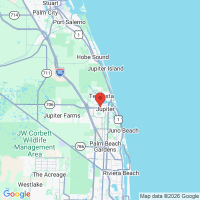 Map to  office in Jupiter, FL