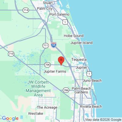 Map to  office in Jupiter, FL