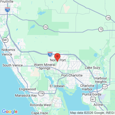 Map to  office in North Port, FL