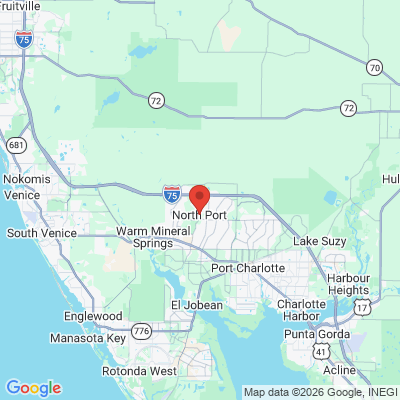 Map to  office in North Port, FL