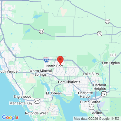 Map to  office in North Port, FL