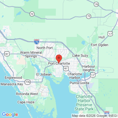 Map to  office in Port Charlotte, FL