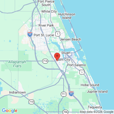 Map to  office in Palm City, FL