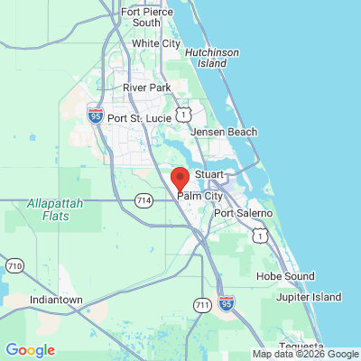 Map to  office in Palm City, FL