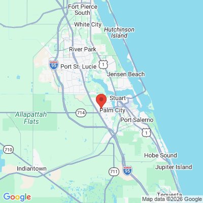 Map to  office in Palm City, FL