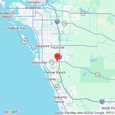 Map to  office in Sarasota, FL