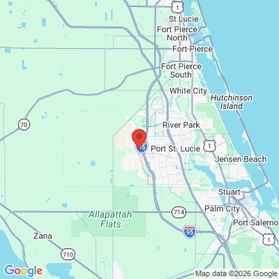 Map to  office in Port Saint Lucie, FL