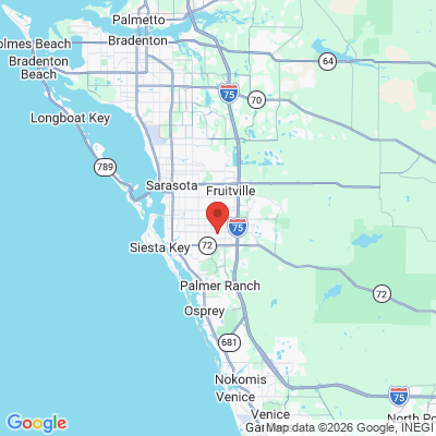 Map to  office in Sarasota, FL