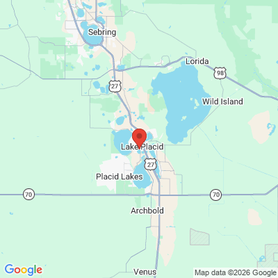Map to  office in Lake Placid, FL