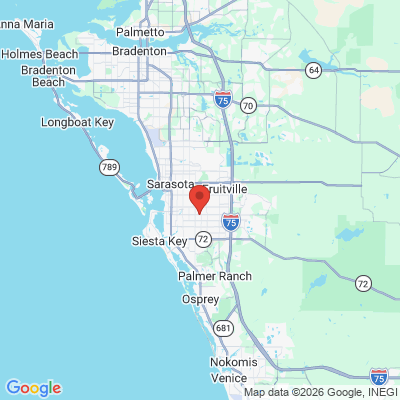 Map to  office in Sarasota, FL