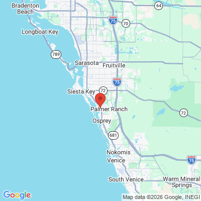 Map to  office in Sarasota, FL