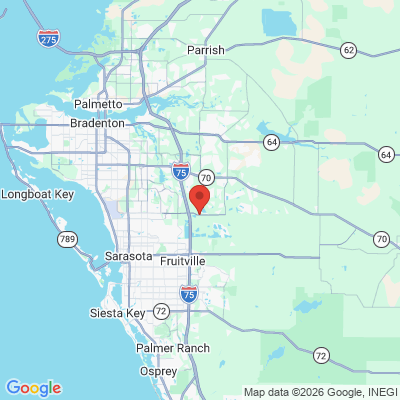 Map to  office in Lakewood Ranch, FL
