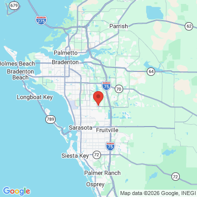 Map to  office in University Park, FL