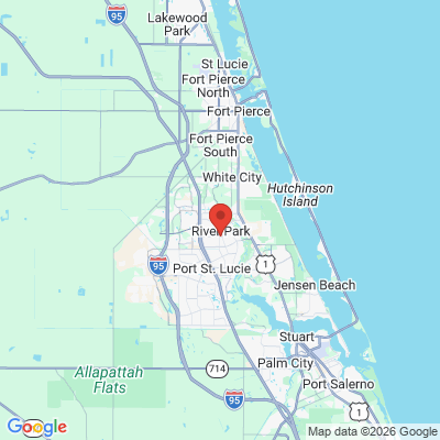 Map to  office in Port Saint Lucie, FL