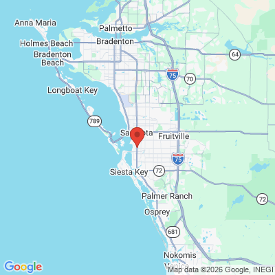 Map to  office in Sarasota, FL