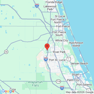 Map to  office in Port Saint Lucie, FL