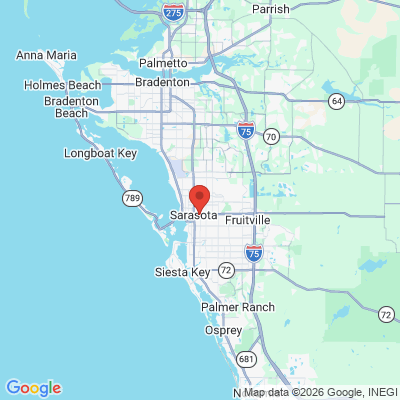 Map to  office in Sarasota, FL