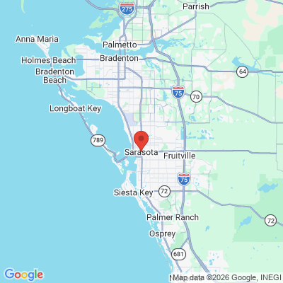 Map to  office in Sarasota, FL
