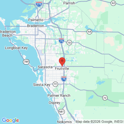 Map to  office in Sarasota, FL