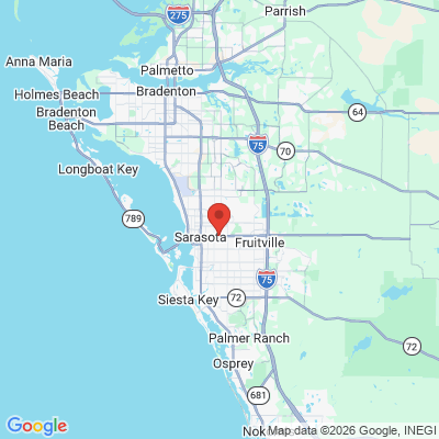 Map to  office in Sarasota, FL