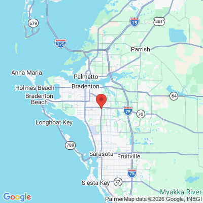 Map to  office in Bradenton, FL