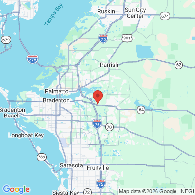 Map to  office in Bradenton, FL