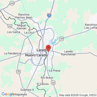 Map to  office in Laredo, TX