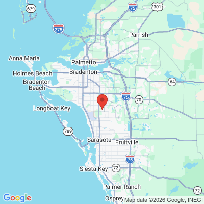 Map to  office in Sarasota, FL
