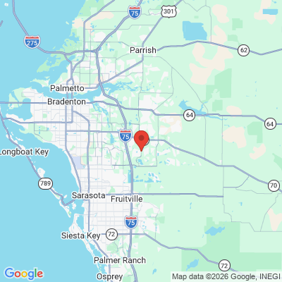 Map to  office in Lakewood Ranch, Manatee County