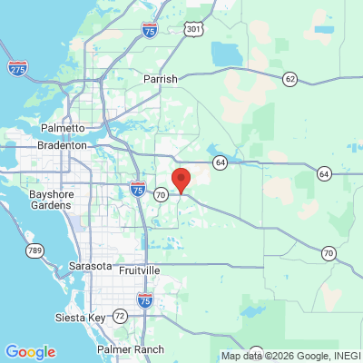 Map to  office in Lakewood Ranch, FL